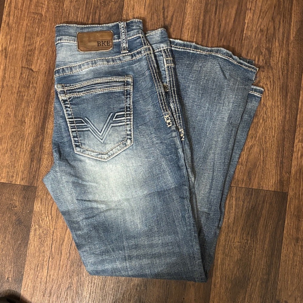 BKE Faded Blue Denim Jeans